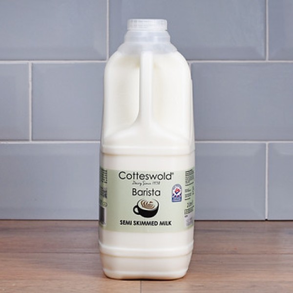 2 litres Barista Semi-skimmed 